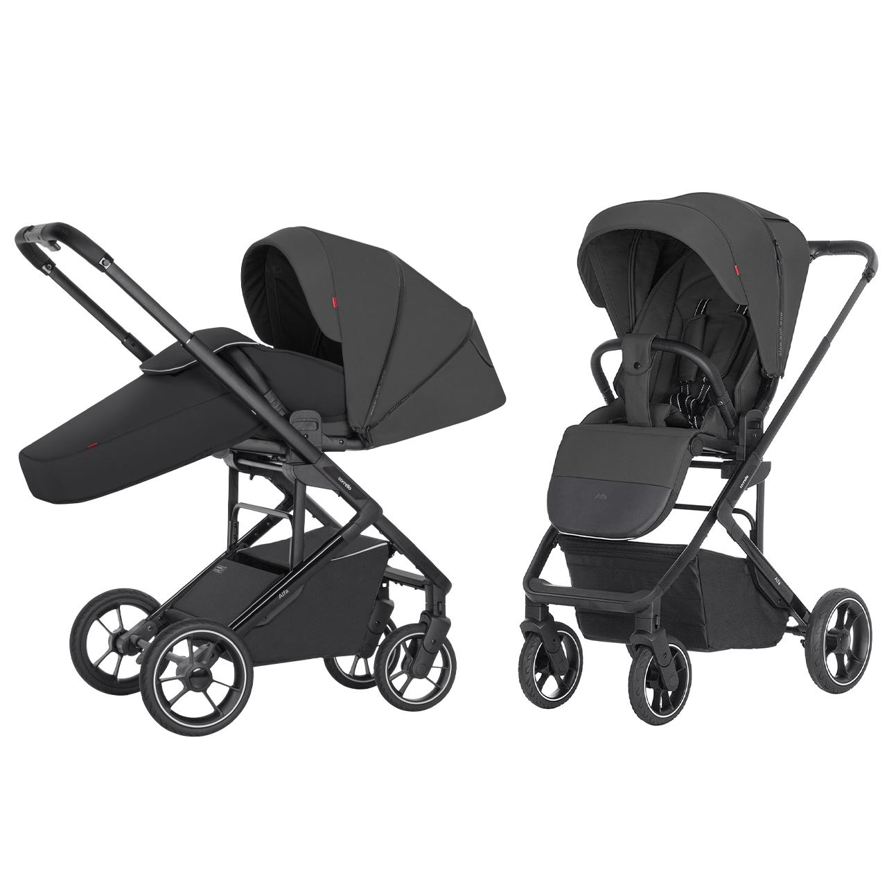 Прогулянкова коляска CARRELLO Alfa CRL-5508 BF Graphite Grey Каррелло Альфа